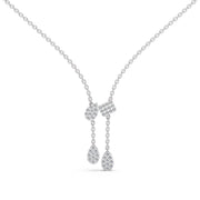 Raindrop Drape Necklace-With chain